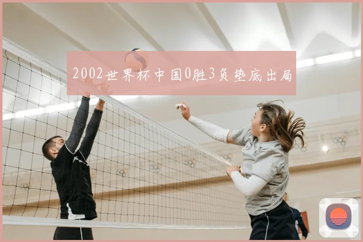 2002世界杯中国0胜3负垫底出局